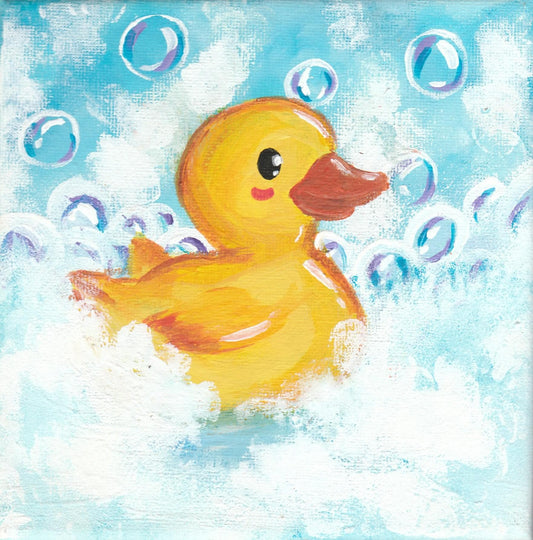 Alfred the Duck - ART PRINT of original Acrylic painting
