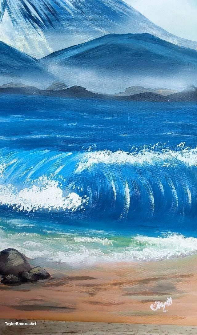 Isolation paradise - ART PRINT of original Acrylic painting