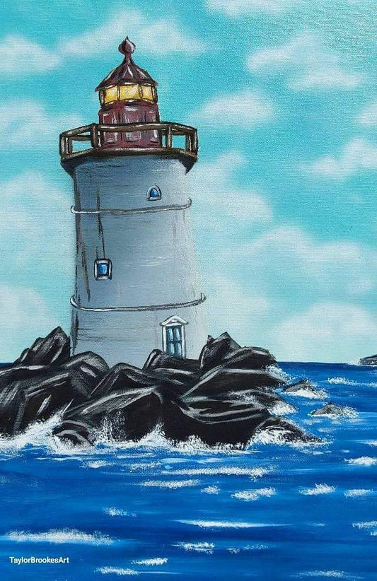 Check Point - ART PRINT of original Acrylic painting