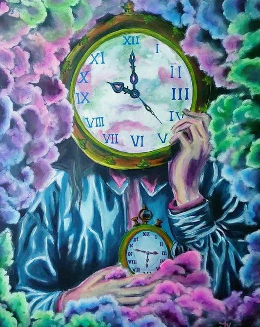 Time- ART PRINT of original Acrylic painting