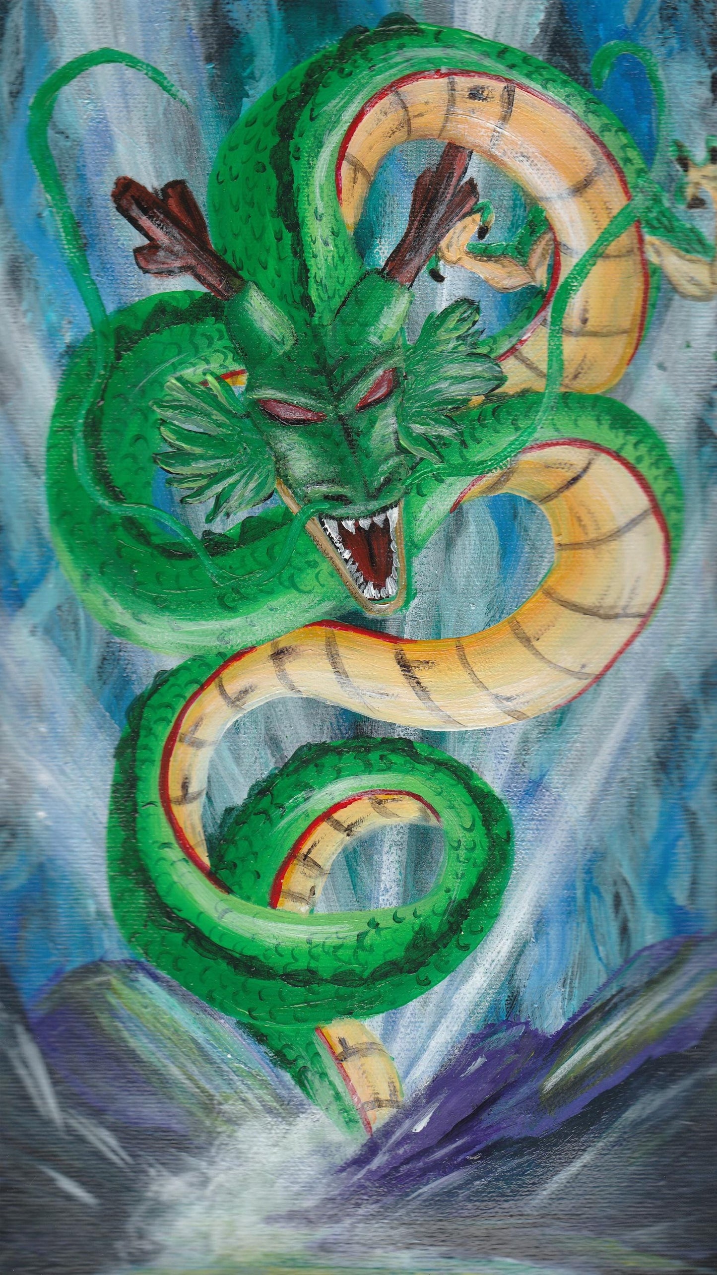The Green One - ART PRINT of original Acrylic painting