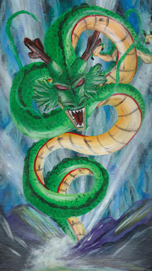The Green One - ART PRINT of original Acrylic painting