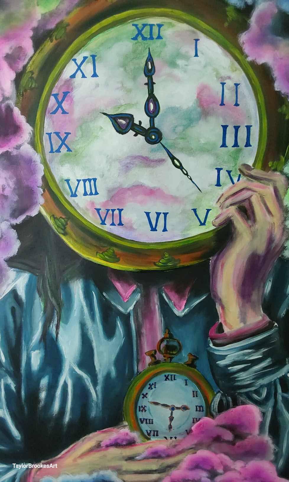 Time- ART PRINT of original Acrylic painting